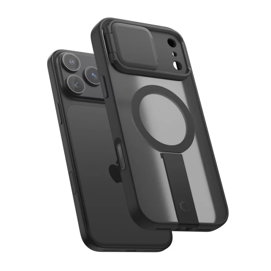 Etui Tech-Protect Kevlar Aura MagSafe na iPhone 18 Pro Max / 17 Pro Max - czarne matowe