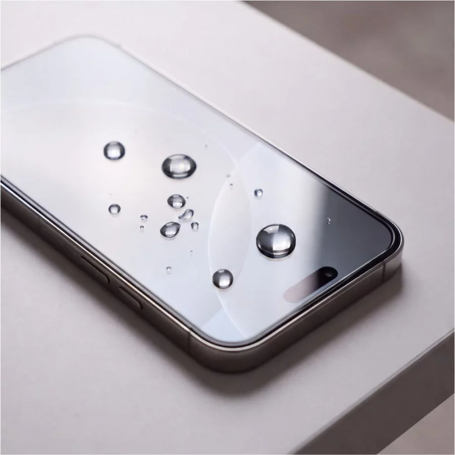 Etui Tech-Protect MagOne CC MagSafe + Szkło hartowane 2-Pack na iPhone 18 Pro Max / 17 Pro Max - przezroczysto-burgundowe