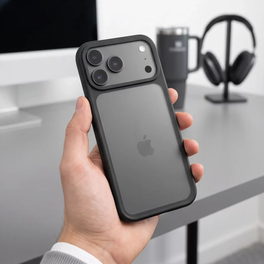 Etui Tech-Protect Magmat CC na iPhone 18 Pro / 17 Pro - czarne matowe