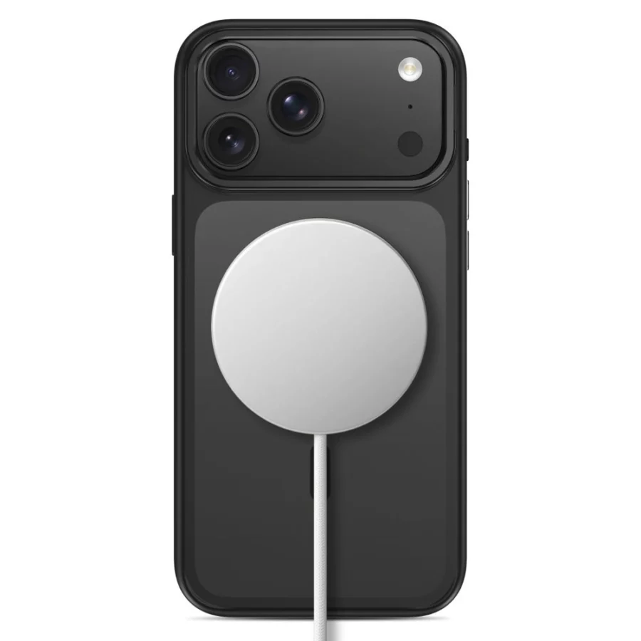 Etui Tech-Protect MagStand MagSafe CC na iPhone 18 Pro / 17 Pro - czarne matowe