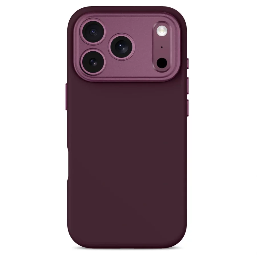Etui Tech-Protect Uniq MagSafe CC na iPhone 18 Pro / 17 Pro - burgundowe