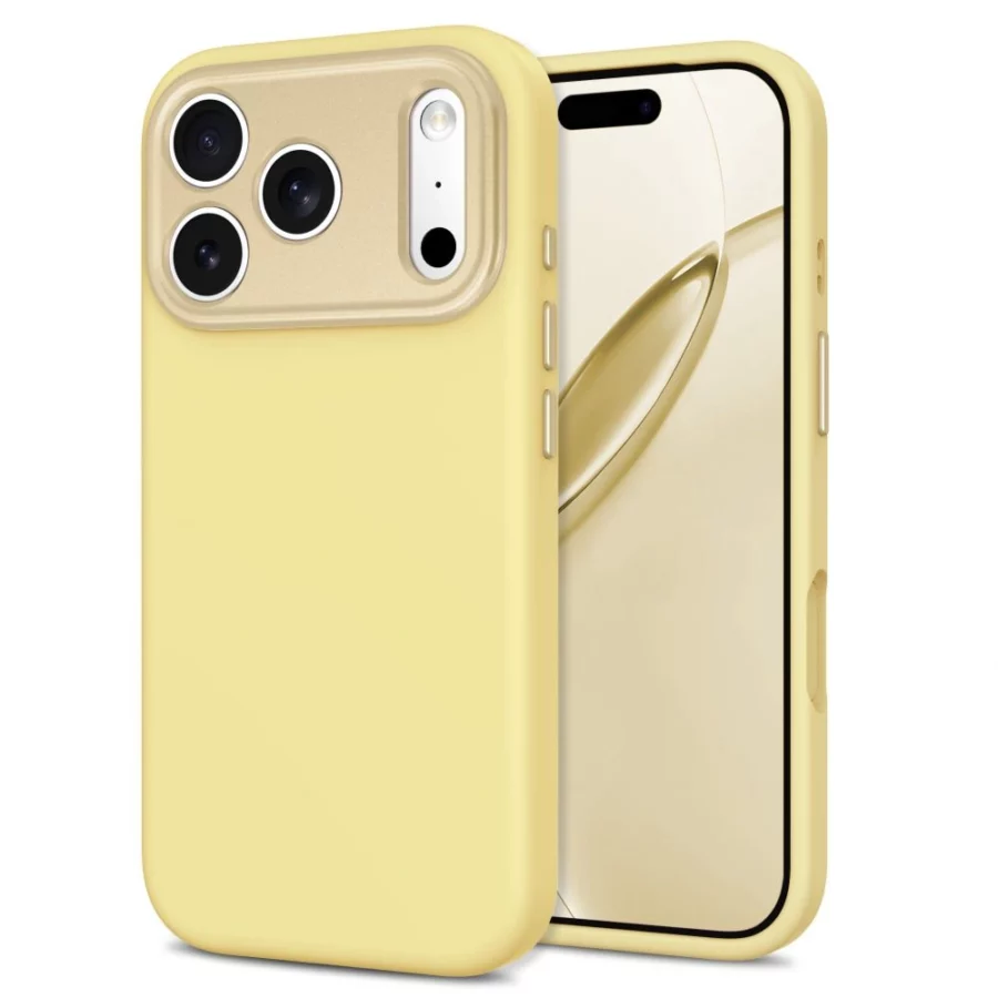 Etui Tech-Protect Uniq MagSafe CC na iPhone 18 Pro Max / 17 Pro Max - żółte