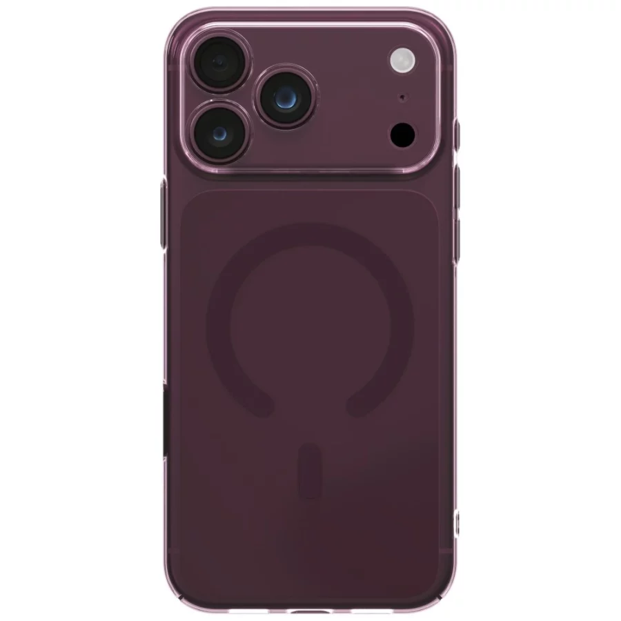 Etui UNIQ Airsuit Magclick Charging na iPhone 18 Pro Max / 17 Pro Max - burgundowe