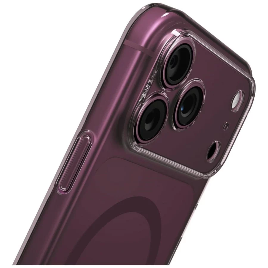 Etui UNIQ Airsuit Magclick Charging na iPhone 18 Pro Max / 17 Pro Max - burgundowe