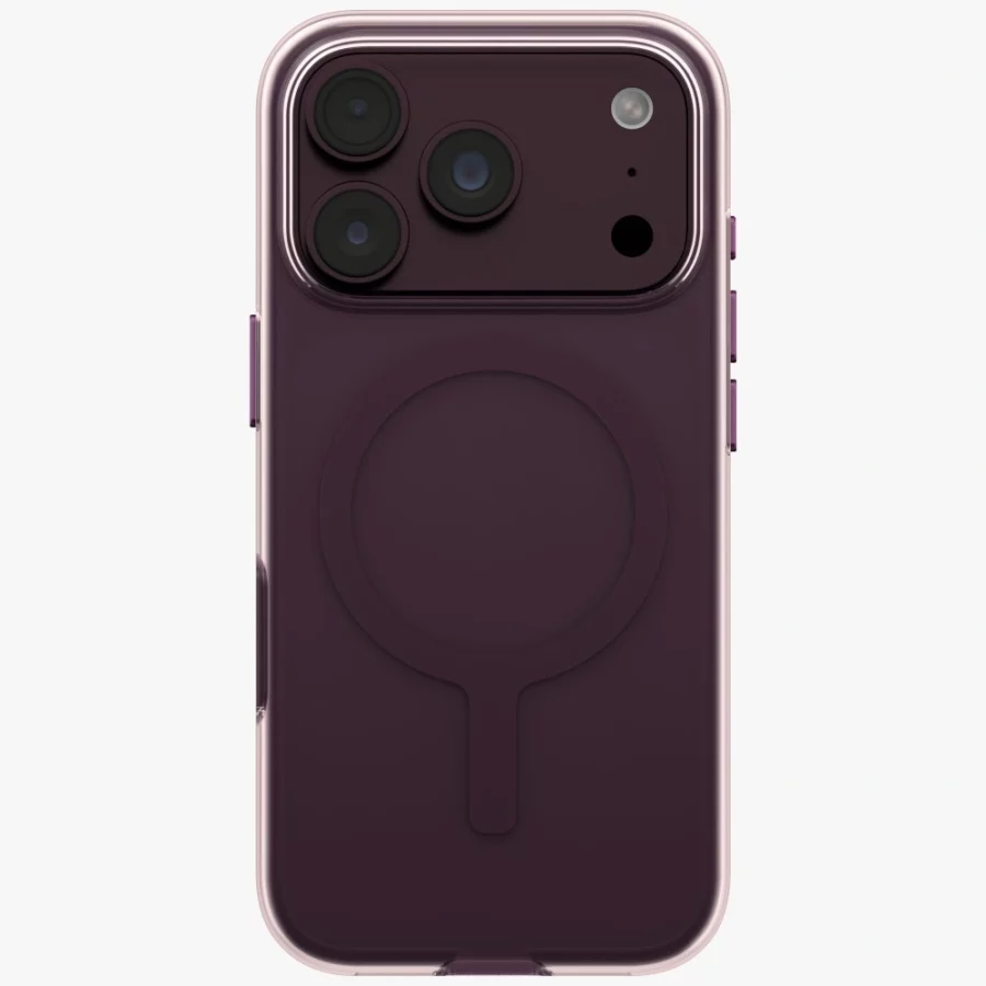 Etui UNIQ Clario Magclick Charging eco na iPhone 18 Pro / 17 Pro - fioletowe
