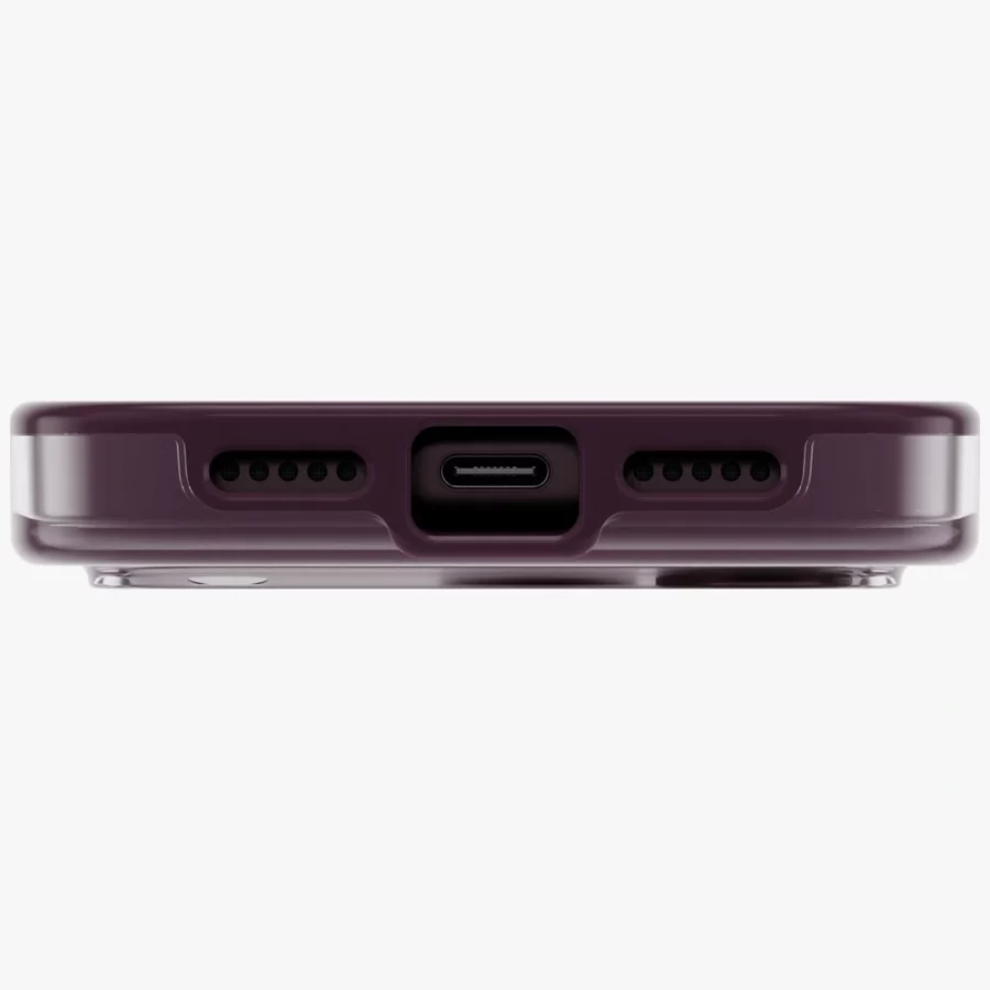 Etui UNIQ Clario Magclick Charging eco na iPhone 18 Pro / 17 Pro - fioletowe