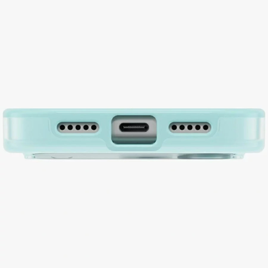Etui UNIQ Clario Magclick Charging na iPhone 18 Pro / 17 Pro - miętowe