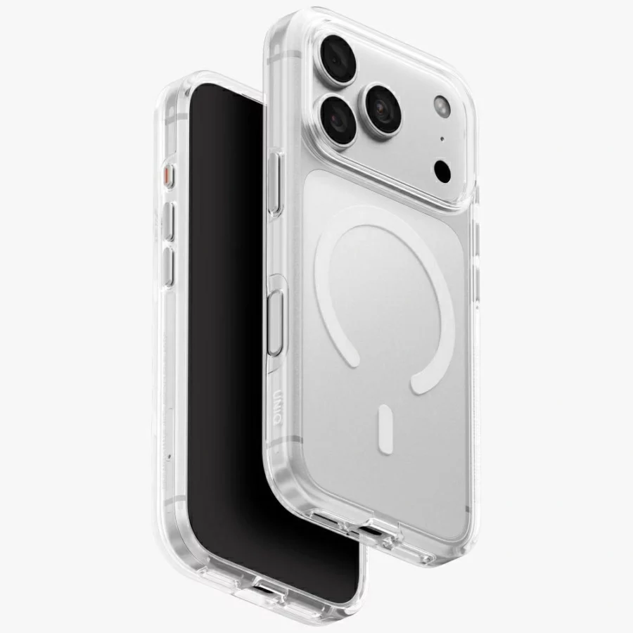 Etui UNIQ Clario Magclick Charging na iPhone 18 Pro / 17 Pro - przezroczyste