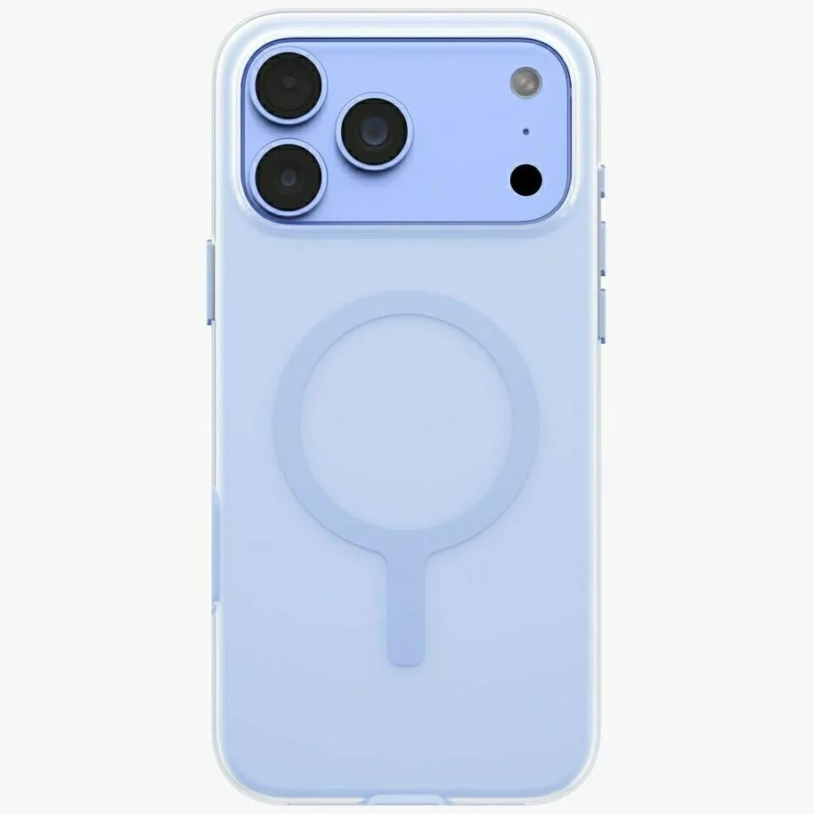 Etui UNIQ Clario Magclick Charging na Iphone 18 Pro Max / 17 Pro Max - niebieskie