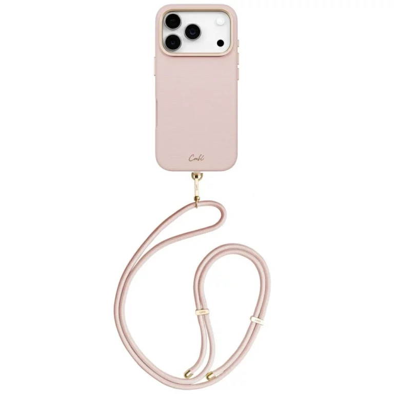 Etui UNIQ Coehl Mirelle Magnetic Charging na iPhone 17 Pro - różowe