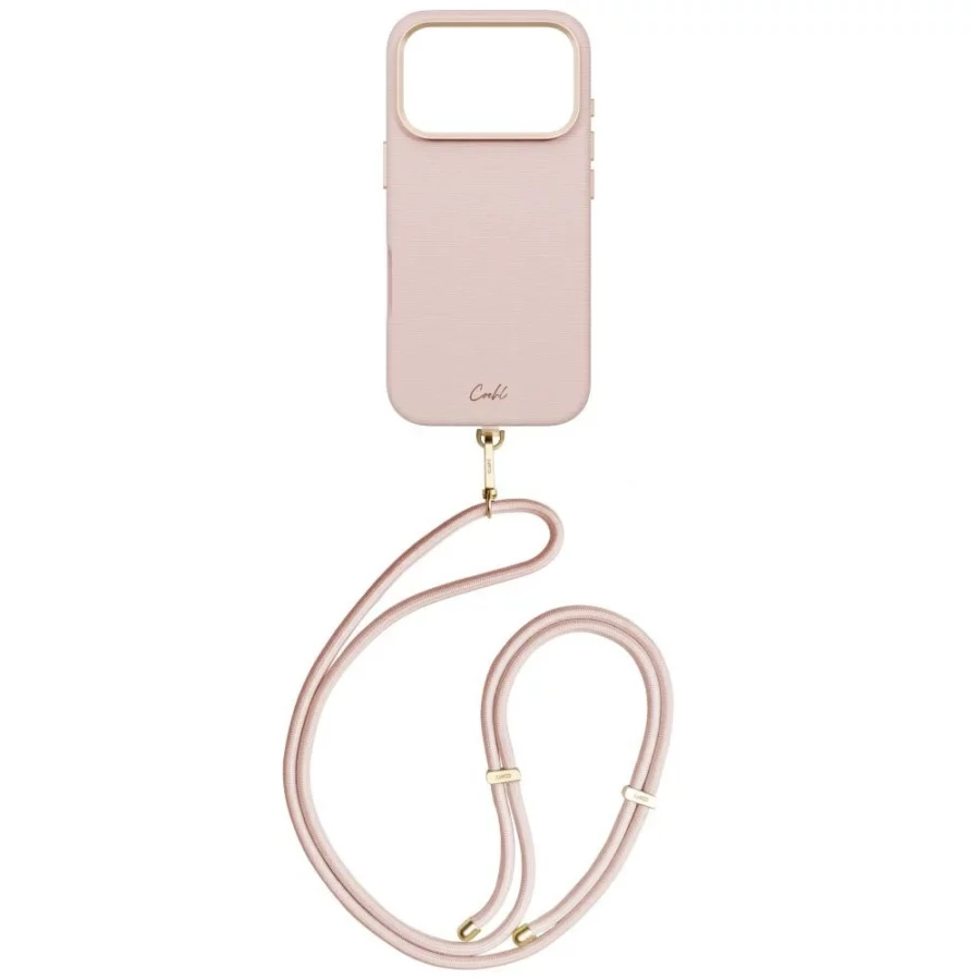Etui UNIQ Coehl Mirelle Magnetic Charging na iPhone 17 Pro - różowe