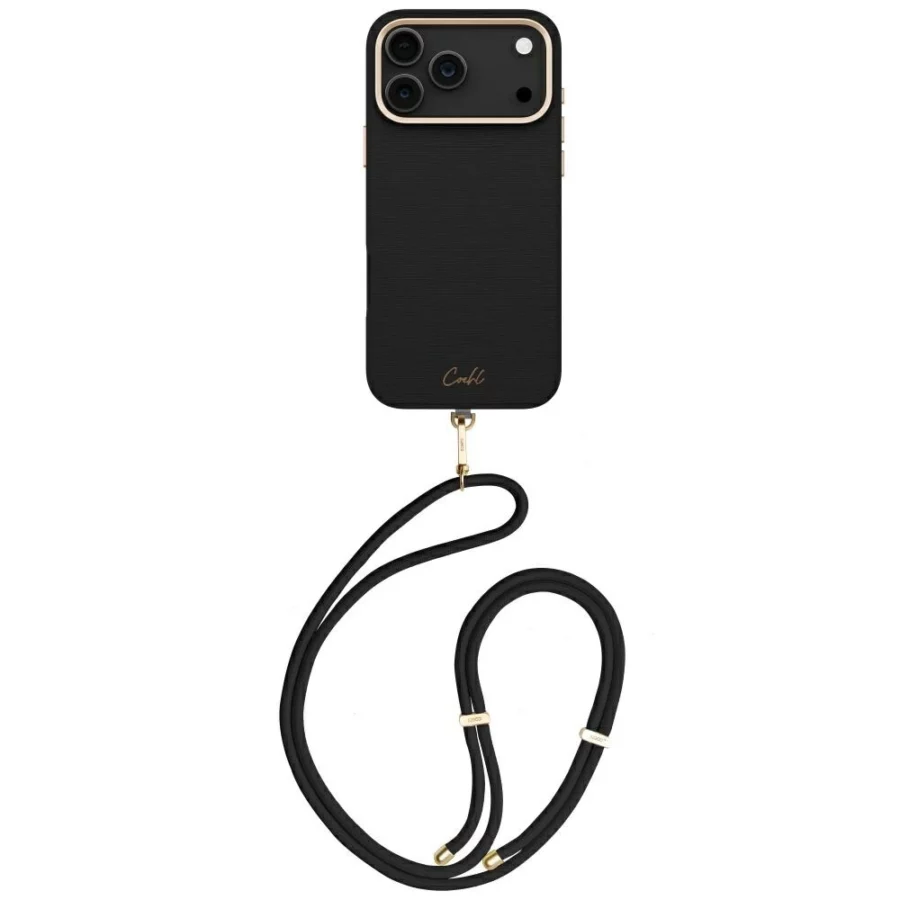Etui UNIQ Coehl Mirelle Magnetic Charging na iPhone 17 Pro Max - czarne