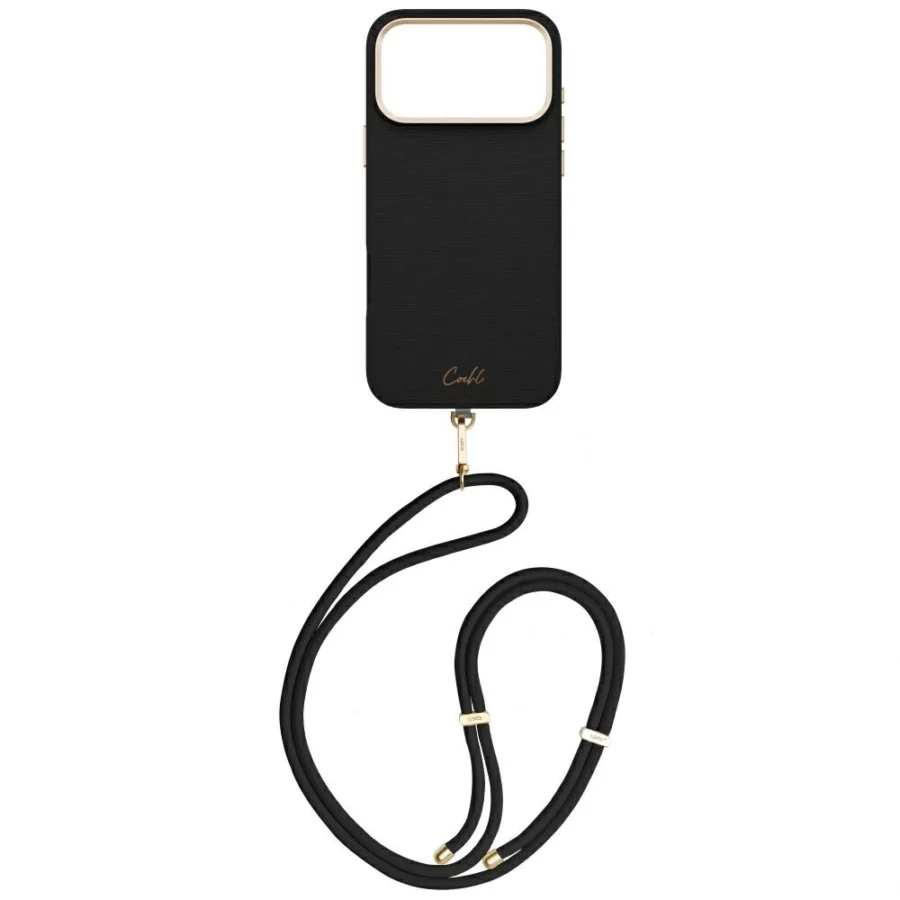 Etui UNIQ Coehl Mirelle Magnetic Charging na iPhone 17 Pro Max - czarne