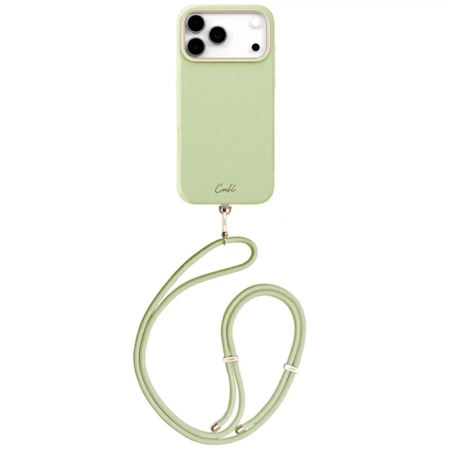 Etui UNIQ Coehl Mirelle Magnetic Charging na iPhone 17 Pro Max - zielone