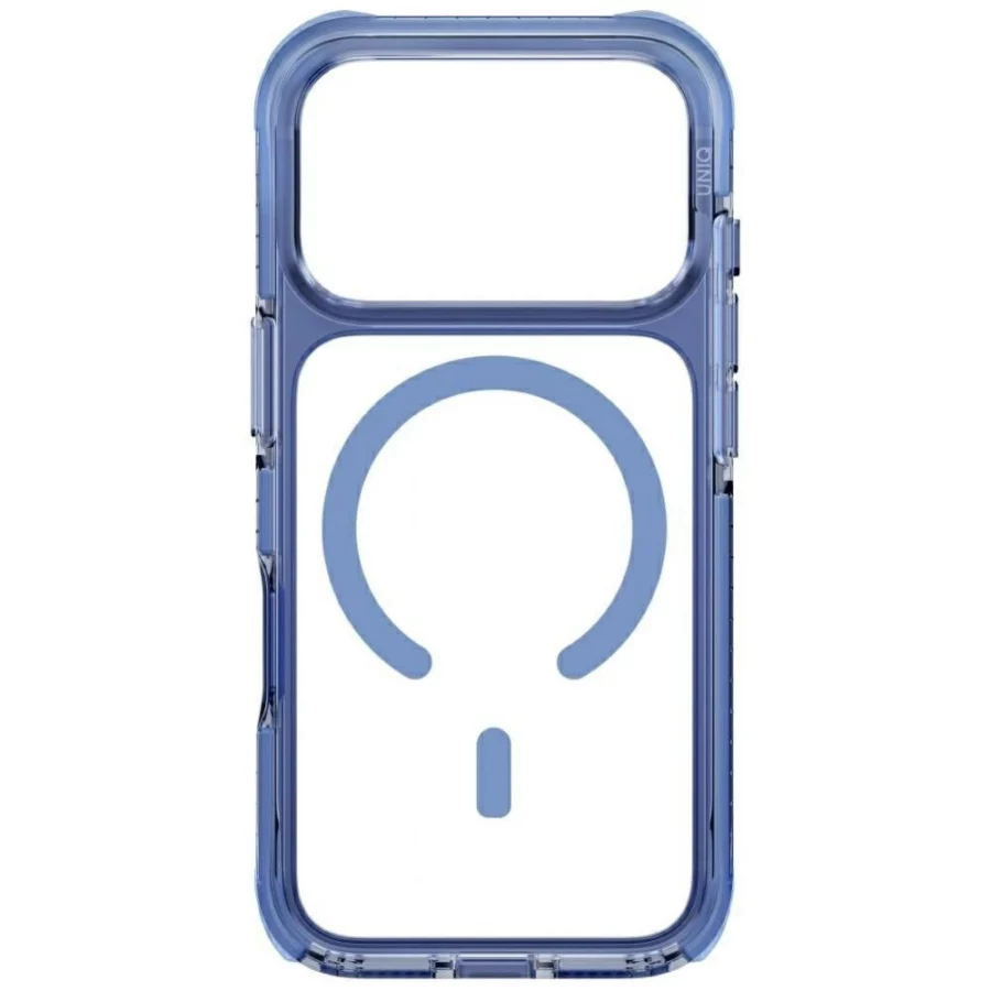 Etui UNIQ Combat Magclick Charging na iPhone 18 Pro / 17 Pro - niebieskie