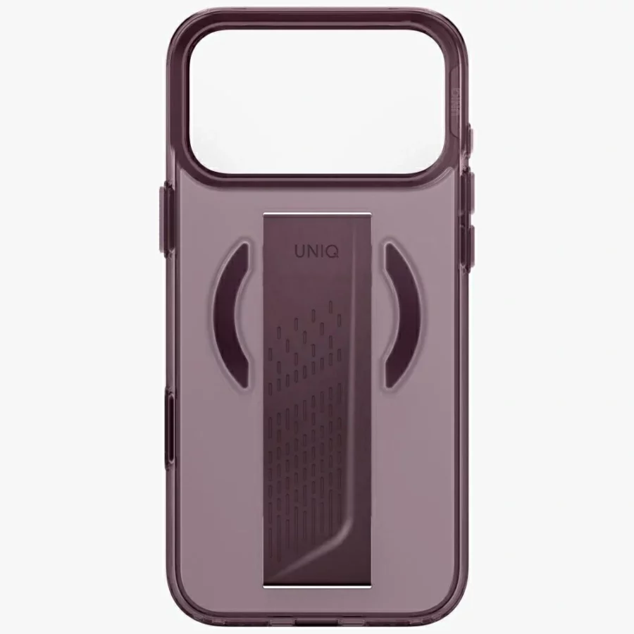 Etui UNIQ Heldro Air Magclick Charging na iPhone 18 Pro Max / 17 Pro Max - burgundowe