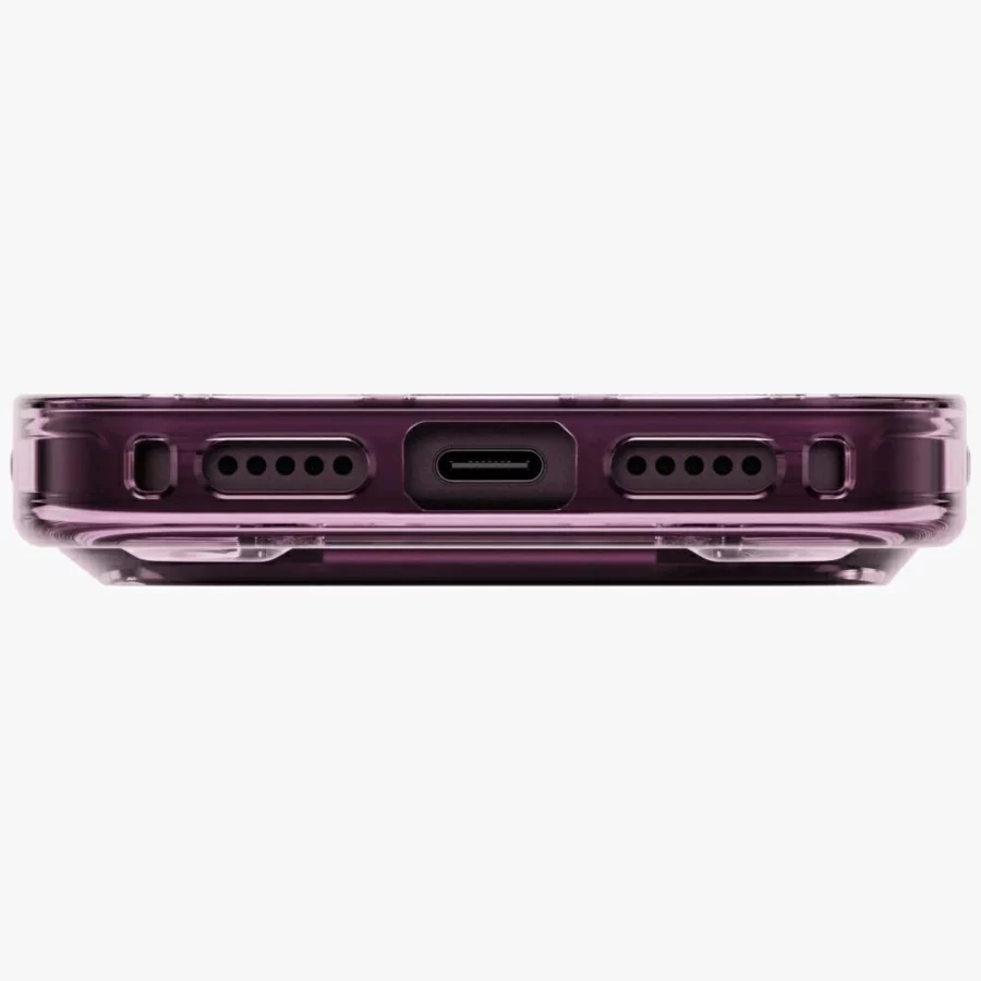 Etui UNIQ Heldro Air Magclick Charging na iPhone 18 Pro Max / 17 Pro Max - burgundowe