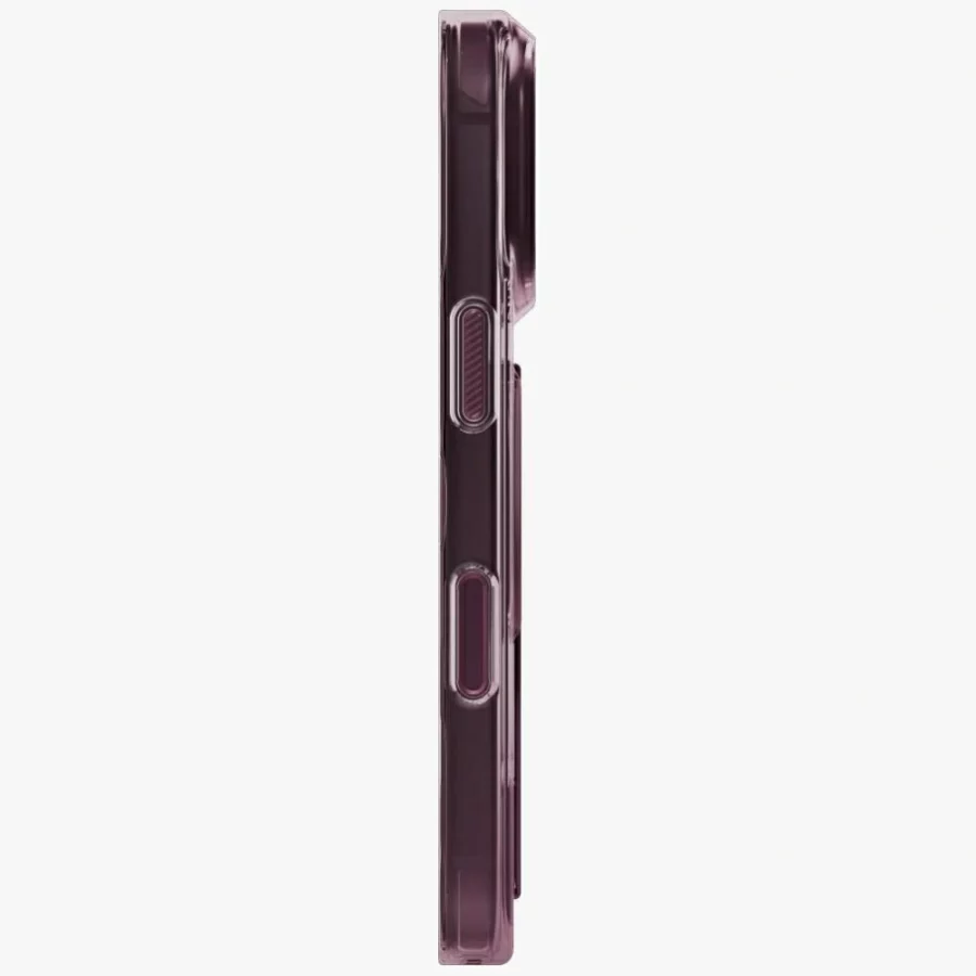 Etui UNIQ Heldro Air Magclick Charging na iPhone 18 Pro / 17 Pro - burgundowe