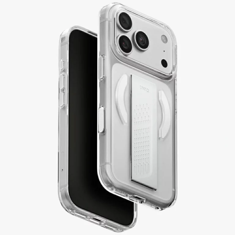 Etui UNIQ Heldro Air Magclick Charging na iPhone 18 Pro / 17 Pro - przezroczyste