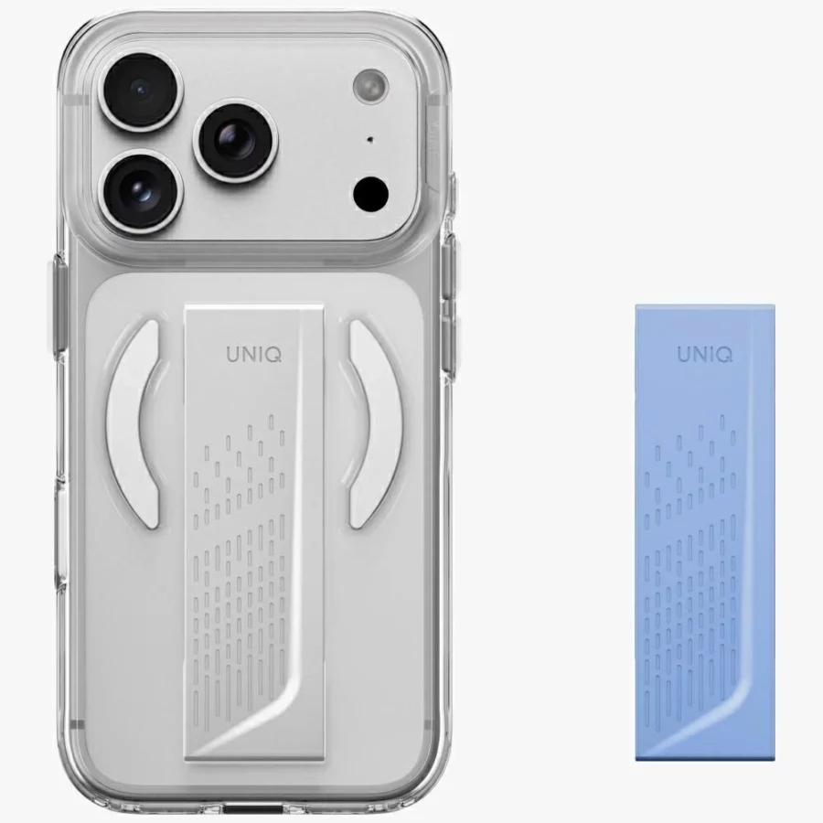 Etui UNIQ Heldro Air Magclick Charging na iPhone 18 Pro / 17 Pro - przezroczyste