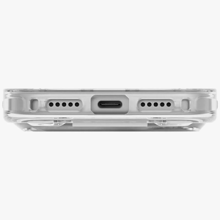 Etui UNIQ Heldro Air Magclick Charging na iPhone 18 Pro / 17 Pro - przezroczyste
