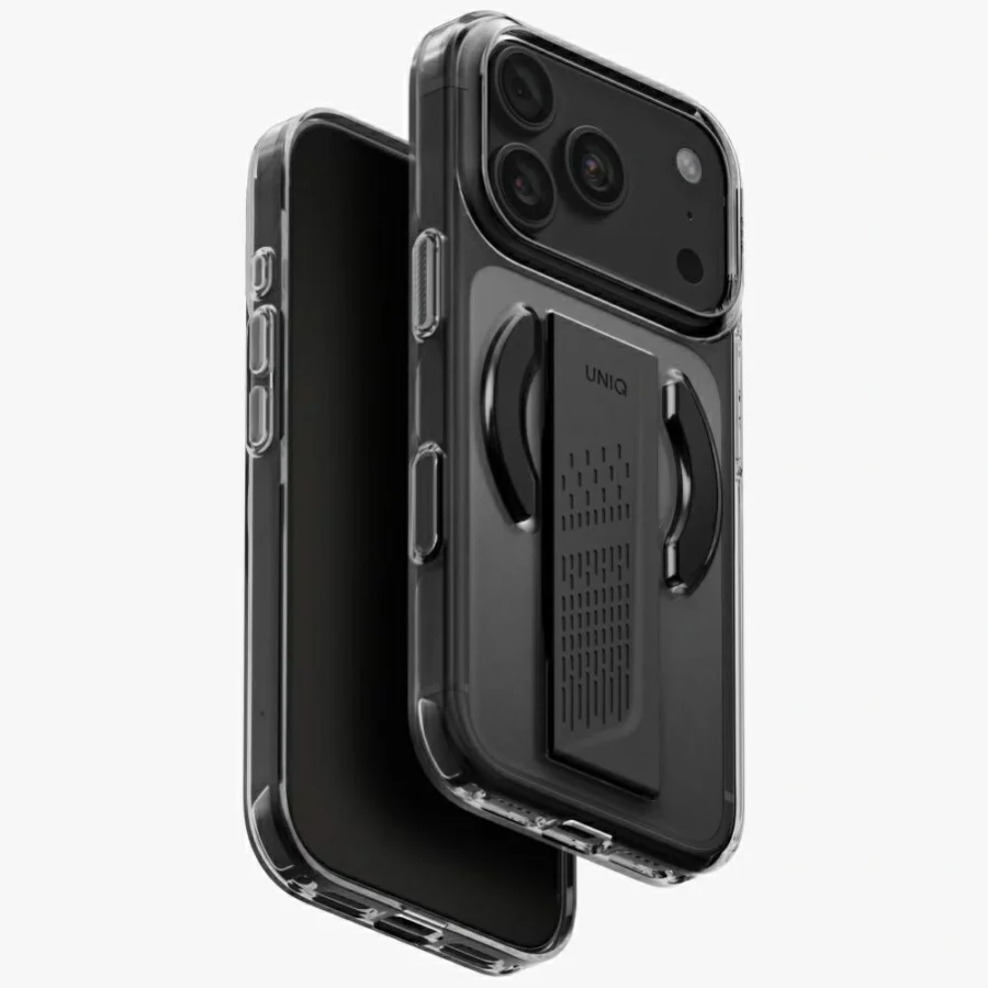 Etui UNIQ Heldro Air Magclick Charging na iPhone 18 Pro / 17 Pro - czarne