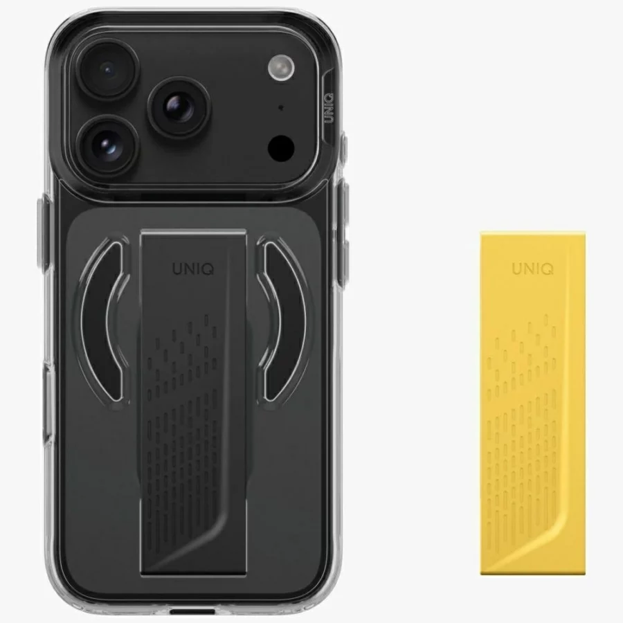 Etui UNIQ Heldro Air Magclick Charging na iPhone 18 Pro / 17 Pro - czarne