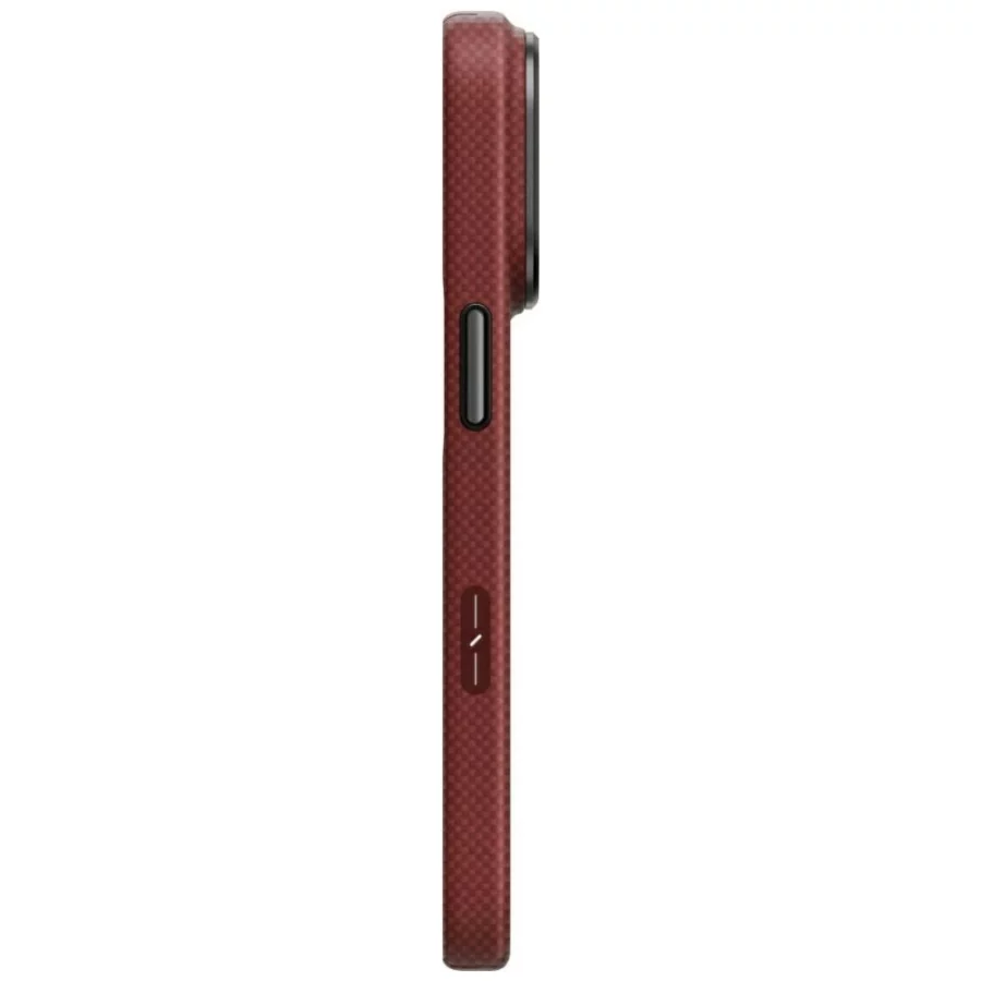 Etui UNIQ Keva EDGE Magclick Charging na iPhone 18 Pro / 17 Pro - czerwone