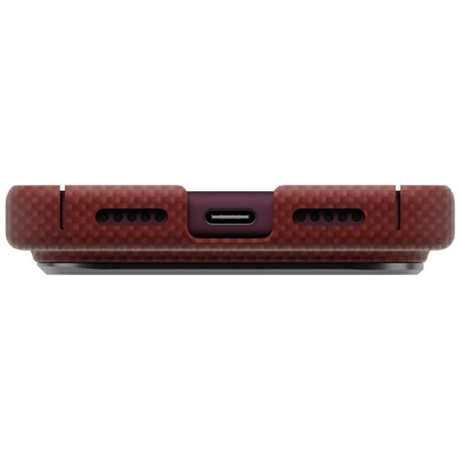 Etui UNIQ Keva EDGE Magclick Charging na iPhone 18 Pro / 17 Pro - czerwone
