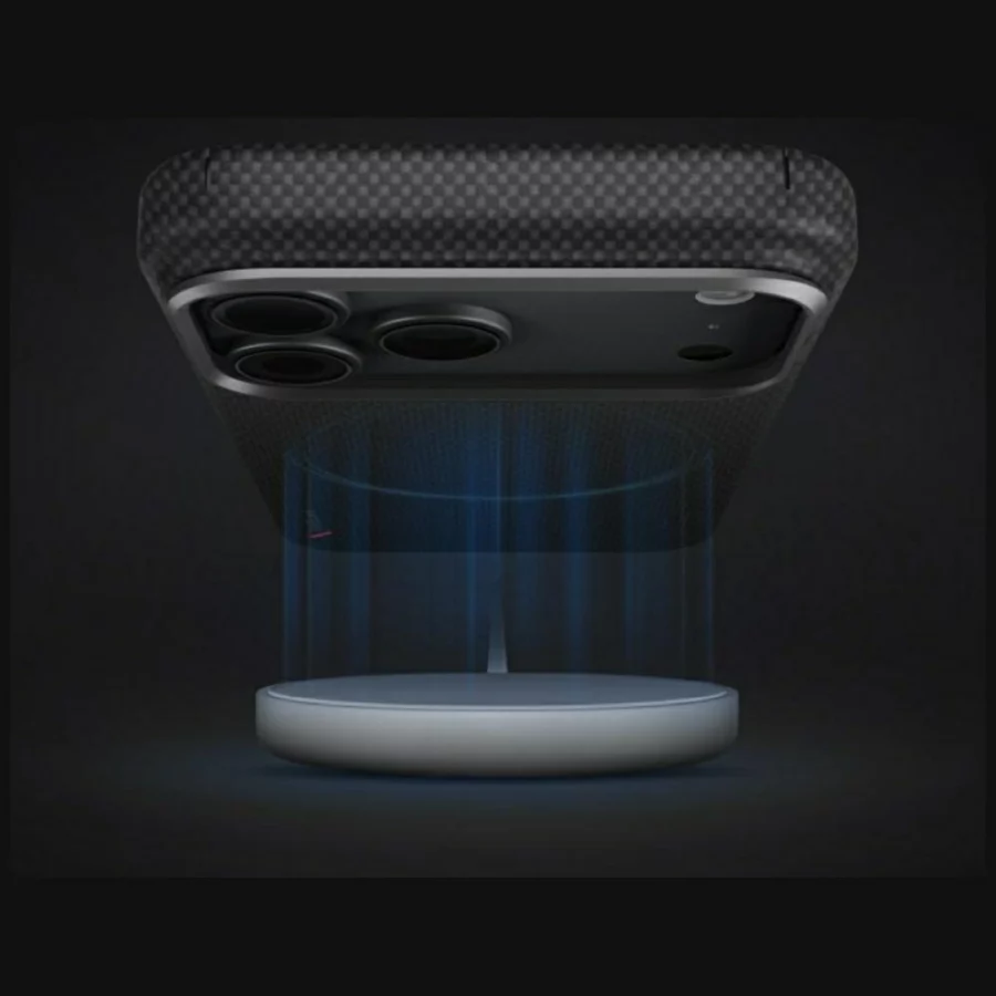 Etui UNIQ Keva EDGE Magclick Charging na iPhone 18 Pro / 17 Pro - czerwone