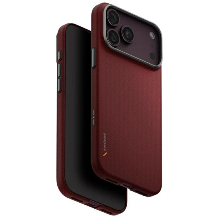 Etui UNIQ Keva EDGE Magclick Charging na iPhone 18 Pro Max / 17 Pro Max - czerwone