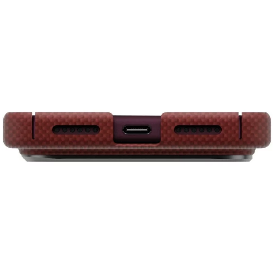 Etui UNIQ Keva EDGE Magclick Charging na iPhone 18 Pro Max / 17 Pro Max - czerwone