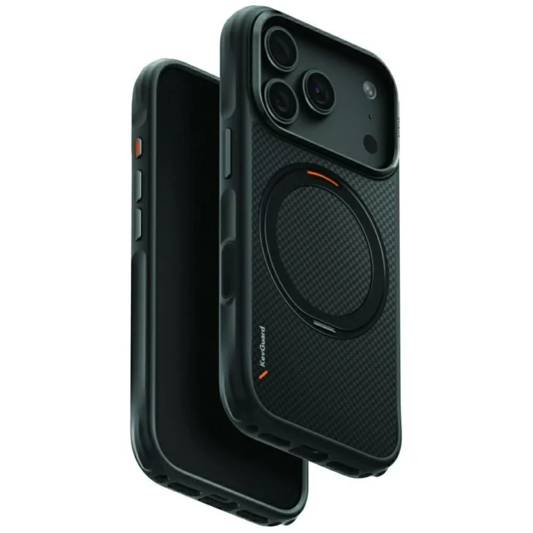 Etui UNIQ Keva Mov Magclick Charging na iPhone 18 Pro / 17 Pro - czarne