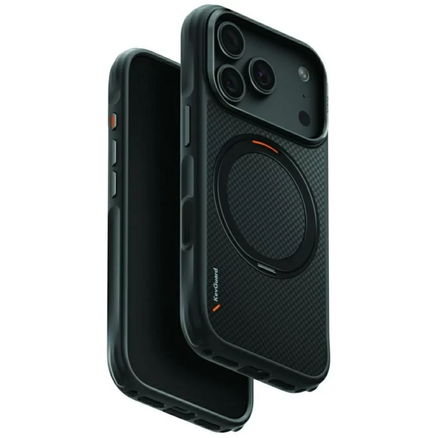 Etui UNIQ Keva Mov Magclick Charging na iPhone 18 Pro / 17 Pro - czarne