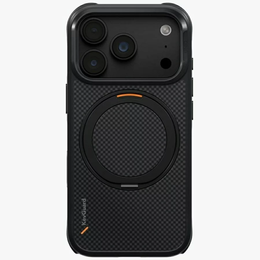Etui UNIQ Keva Mov Magclick Charging na iPhone 18 Pro / 17 Pro - czarne