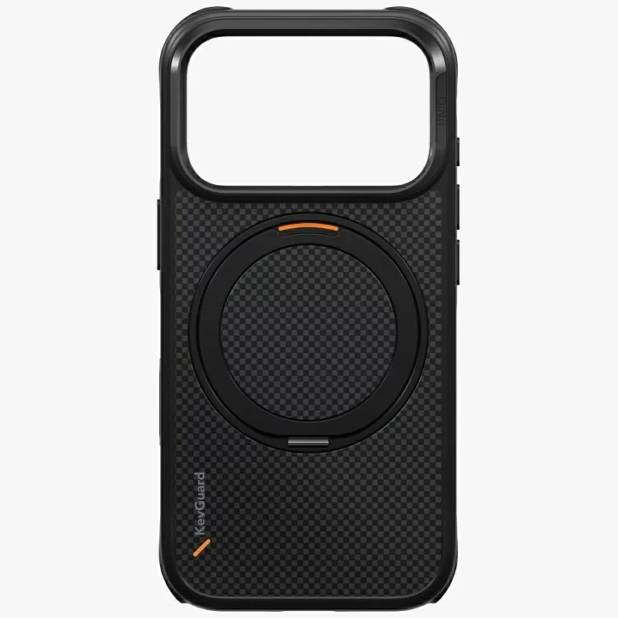 Etui UNIQ Keva Mov Magclick Charging na iPhone 18 Pro / 17 Pro - czarne