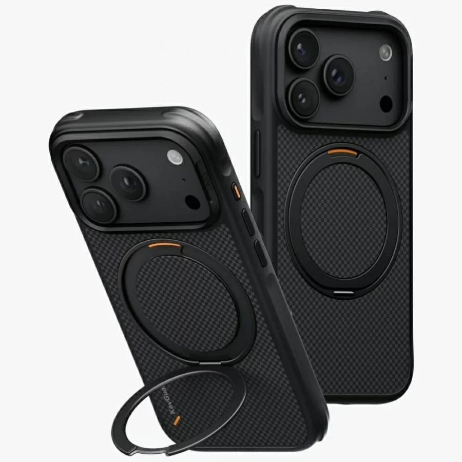 Etui UNIQ Keva Mov Magclick Charging na iPhone 18 Pro / 17 Pro - czarne