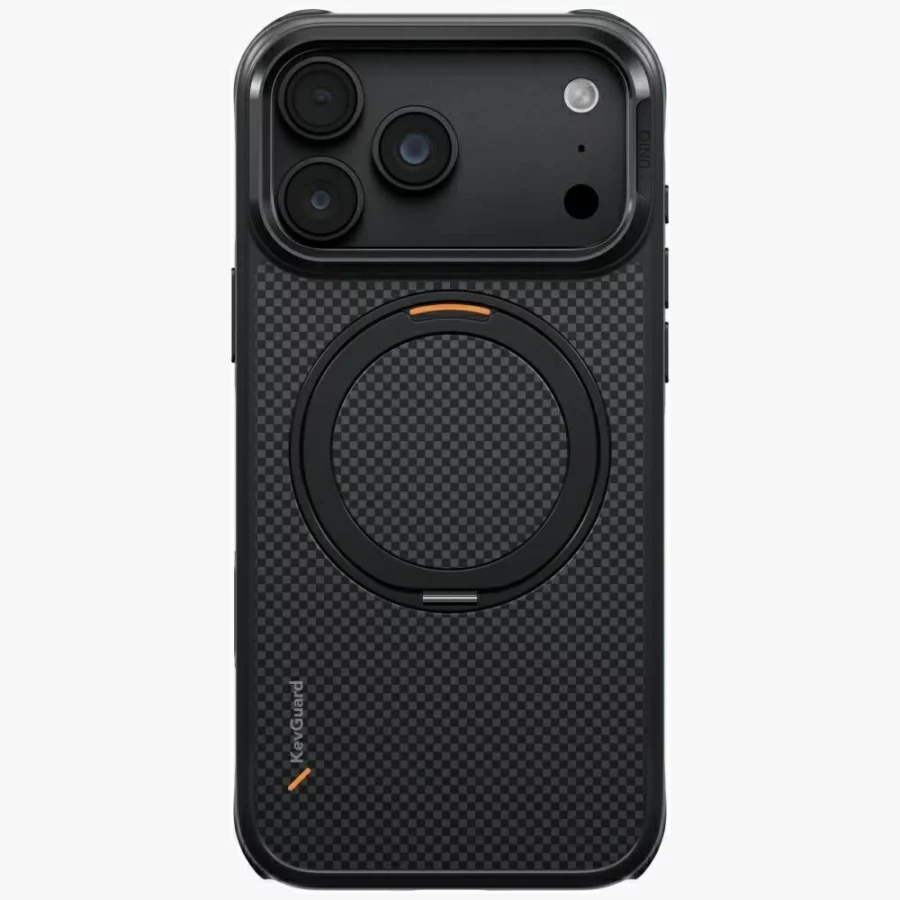 Etui UNIQ Keva Mov Magclick Charging na iPhone 18 Pro Max / 17 Pro Max - czarne