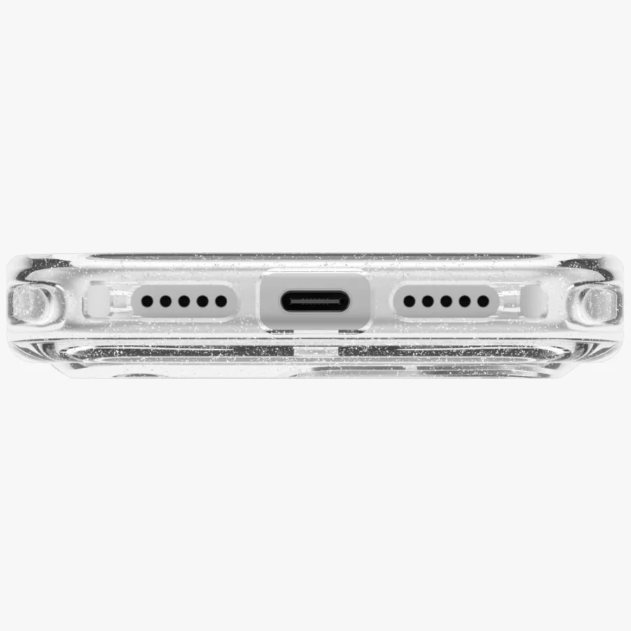 Etui UNIQ LifePro Xtreme Magclick Charging na iPhone 18 Pro / 17 Pro - przezroczysto-brokatowe