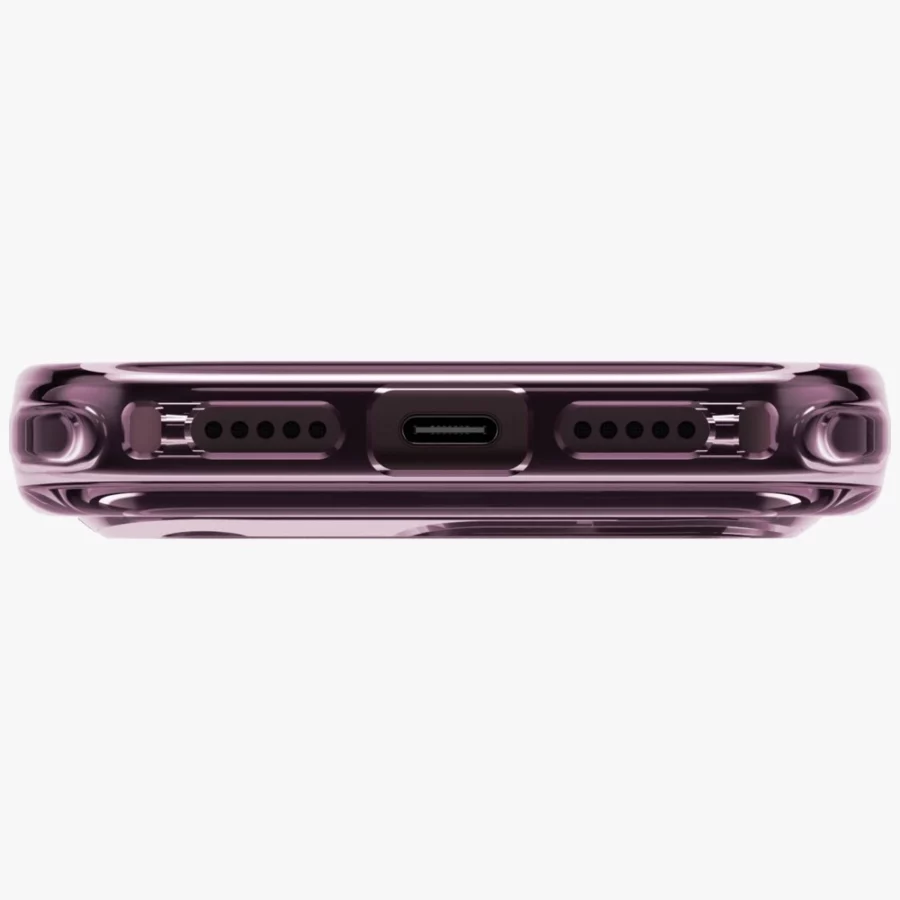 Etui UNIQ LifePro Xtreme Magclick Charging na iPhone 18 Pro / 17 Pro - przezroczysto-burgundowe