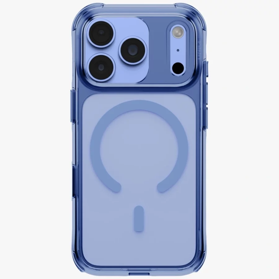 Etui UNIQ LifePro Xtreme Magclick Charging na iPhone 18 Pro / 17 Pro - przezroczysto-niebieskie