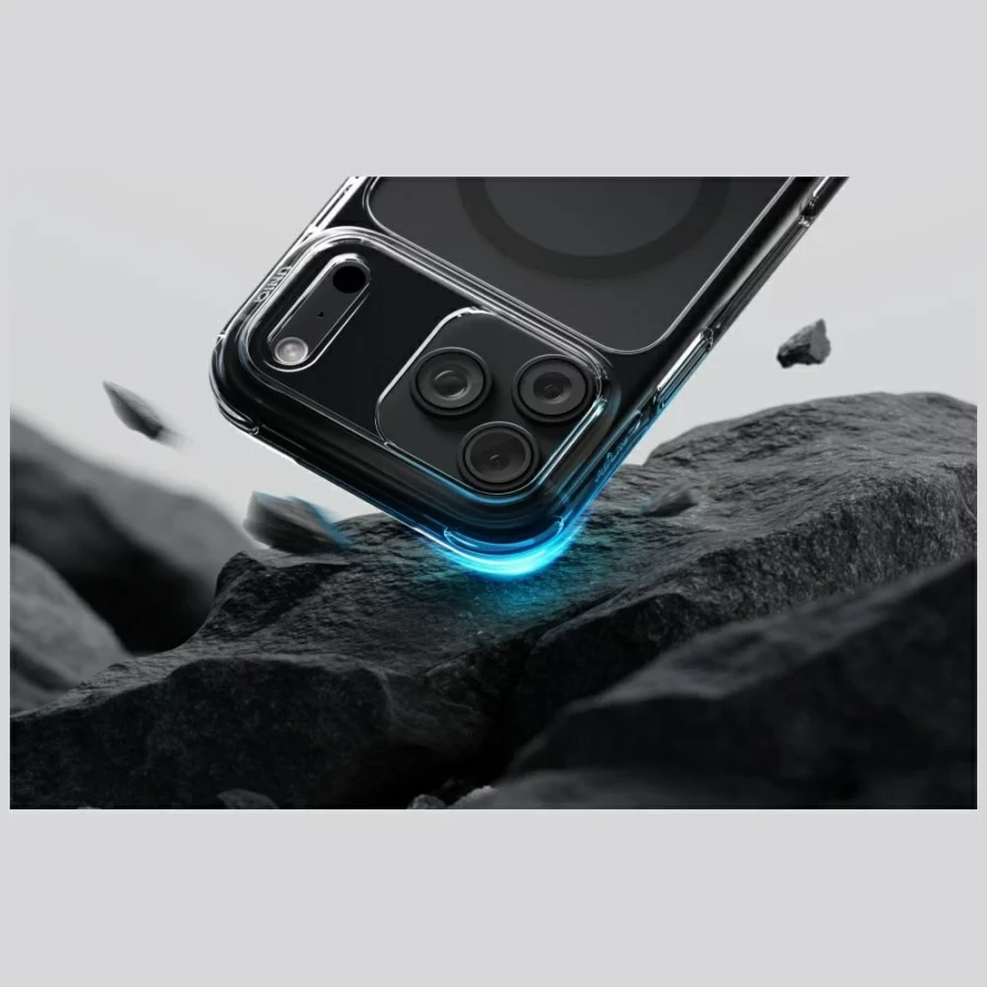 Etui UNIQ LifePro Xtreme Magclick Charging na iPhone 18 Pro Max / 17 Pro Max - przezroczysto-czarne