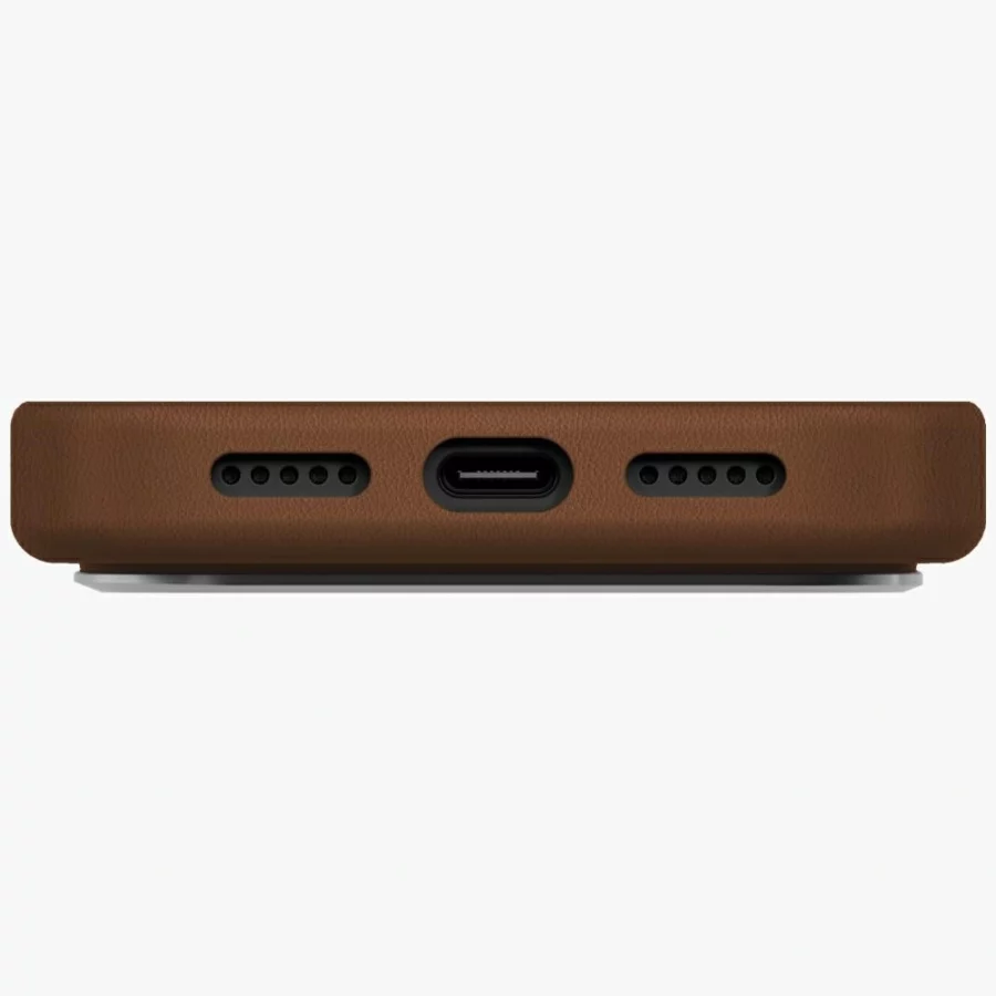 Etui UNIQ Lyden Magclick Charging na iPhone 17 Pro - brązowe