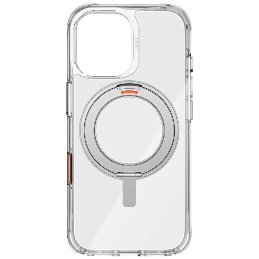 Etui UNIQ Swivix 360 Rotating Kickstand na iPhone 17 - przezroczyste
