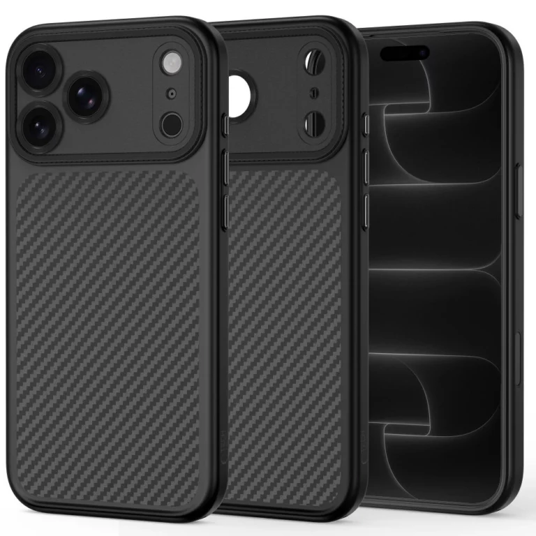 Etui Tech-Protect MagCam MagSafe Carbon na iPhone 18 Pro Max / 17 Pro Max - czarne