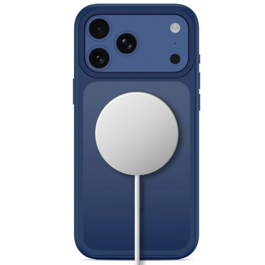 Etui Tech-Protect Magmat Magsafe CC na iPhone 18 Pro Max / 17 Pro Max - granatowe matowe