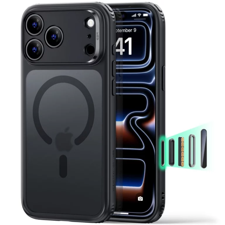 Etui ESR Classic Hybrid MagSafe na iPhone 18 Pro / 17 Pro - czarne