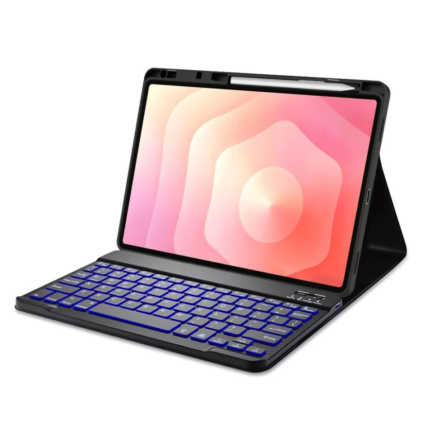 Etui Tech-Protect SC Pen + Klawiatura Bluetooth na Samsung Galaxy Tab S12+ 12.4" X840 / X846B - czarne