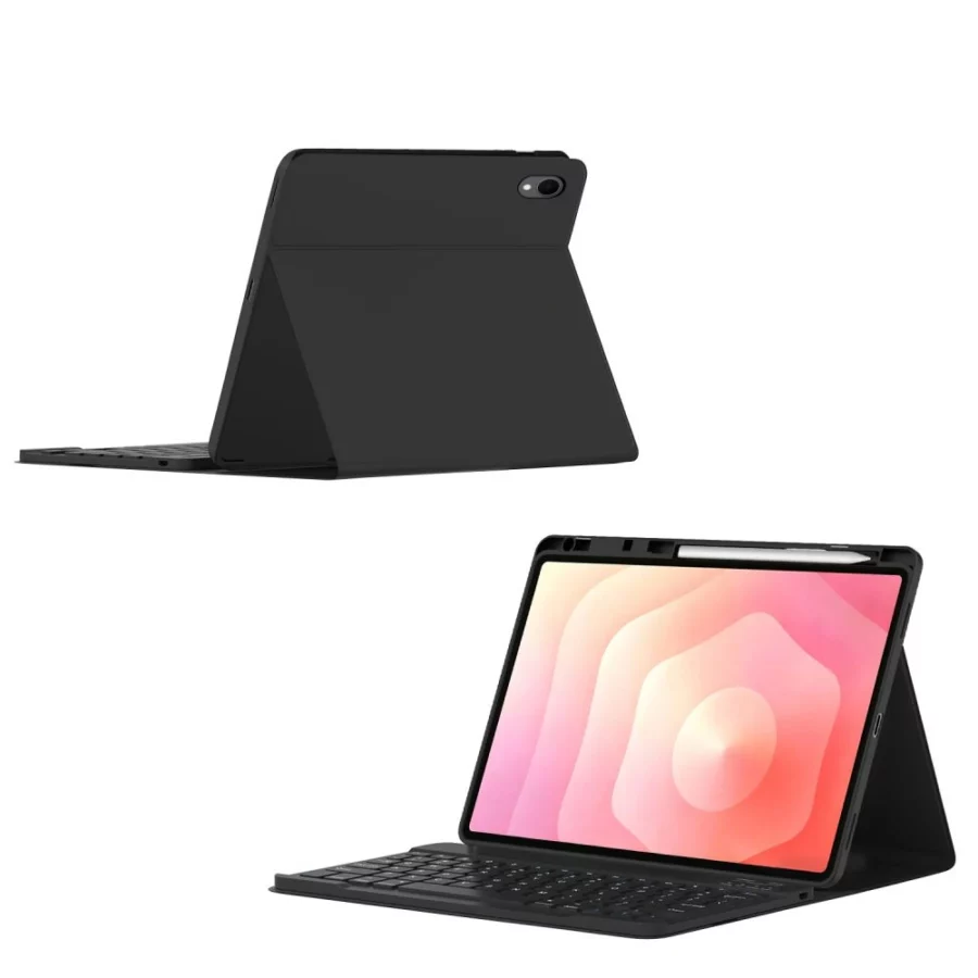 Etui Tech-Protect SC Pen + Klawiatura Bluetooth na Samsung Galaxy Tab S12+ 12.4" X840 / X846B - czarne