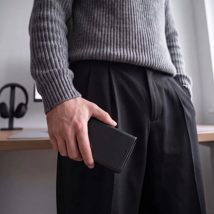 Etui Tech-Protect Wallet na Xiaomi Redmi Note 17 Pro 5G - czarne matowe